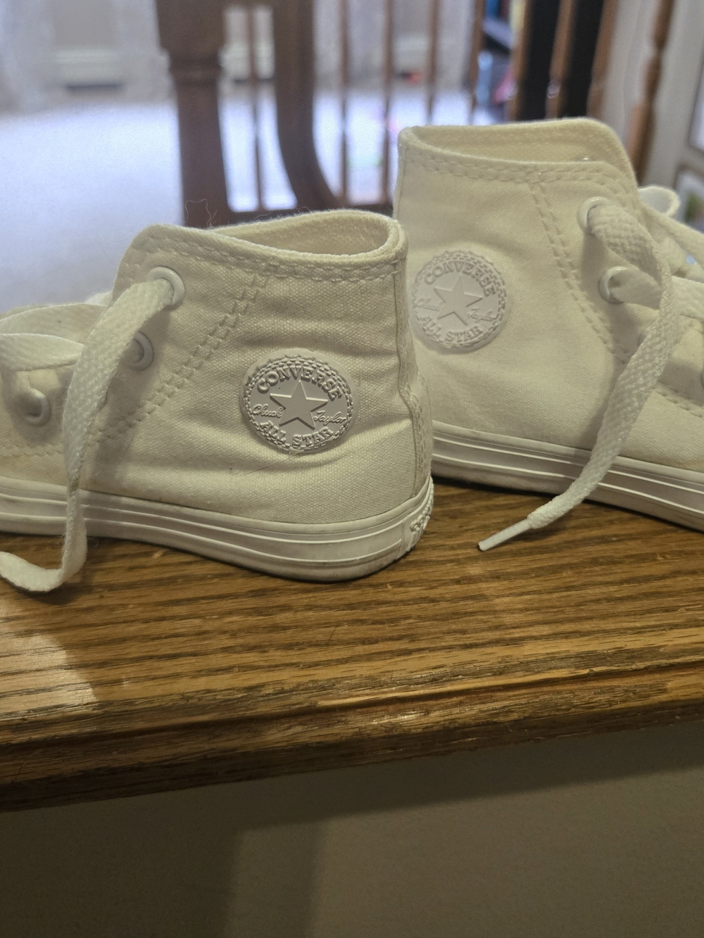 Converse Kids' White High Top Sneakers